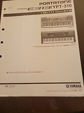 Diagrama de circuito geral Portatone PSR E313/YPT -310 comprar usado  Enviando para Brazil