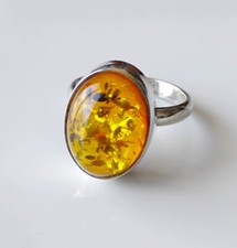 Bague ambre baltique d'occasion  Digne-les-Bains