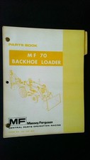 Usado, Retroescavadeira MF 70 peças livro manual Massey Ferguson guia de equipamentos comprar usado  Enviando para Brazil