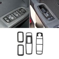 Tampa de controle de janela de fibra de carbono acabamento 4 peças para Dodge Journey 2009-2010 SXT SE comprar usado  Enviando para Brazil