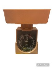 Balança de cozinha laranja vintage 5kg retrô analógica chef ferramenta de pesagem mecânica anos 70 comprar usado  Enviando para Brazil