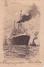 Steamship hamburg america usato  Roma