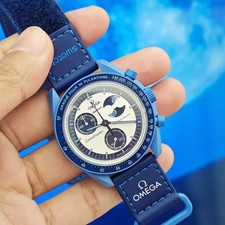 Orologio moonswatch mission usato  Spedire a Italy
