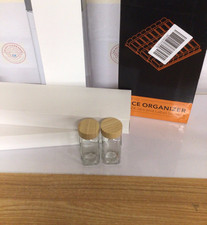 Glass spice jars for sale  MANSFIELD