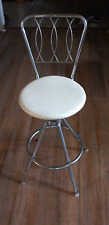 vinyl white barstool for sale  Lake Geneva