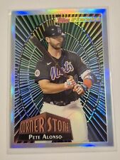 Pete Alonso Topps Finest Corner Stone Refractor 2022 #94FC-PA New York Mets segunda mano  Embacar hacia Argentina