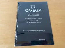 Lista de preços Acessórios OMEGA - 18/5/2015 Península Espanha, usado comprar usado  Enviando para Brazil