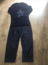 Ladies sparkly navy for sale  PRESTATYN