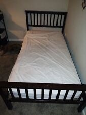 Wooden twin bed for sale  Norristown