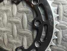 Black winged chainring for sale  AYLESBURY