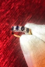 Woman sapphire diamond for sale  DUDLEY
