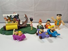 Usado, Os Flintstones. Um conjunto de figuras e um diorama do popular desenho animado. comprar usado  Enviando para Brazil