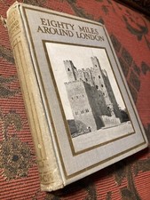 Usado, Historical Vintage Pocket Sz Eighty Miles Around London Moyra Fox Davies 1930s? comprar usado  Enviando para Brazil