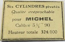 Lote de 6 cilindros giratórios relógio Michel 51/4 90 altura 324 comprar usado  Enviando para Brazil
