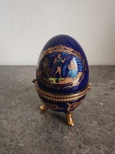 Oeuf boite bijoux. d'occasion  Fayence