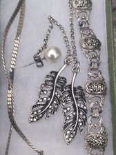 Vintage marcasite diamante for sale  EASTBOURNE