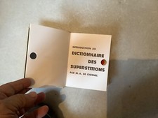 Dictionnaire superstitions che d'occasion  Eyguières