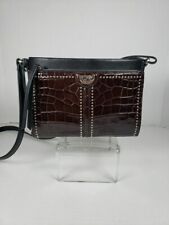BRIGHTON BLACK PYTHON CARTEIRA ORGANIZADORA DE CIDADE CRAVEJADA MUITO RESISTENTE TIRACOLO , usado comprar usado  Enviando para Brazil