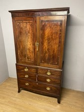 Georgian flame mahogany for sale  UK