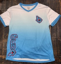 Usado, Camisa promocional Bang Energy Drink gola V, poliéster masculina GG azul comprar usado  Enviando para Brazil