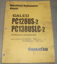 Komatsu pc128us pc138uslc for sale  Union