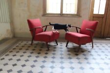 VINTAGE ARM CHAIR, 1940-50S Lounge chair halabala krásná jizba, usado comprar usado  Enviando para Brazil
