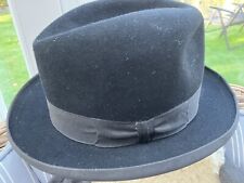 Vintage black trilby for sale  SHEFFIELD