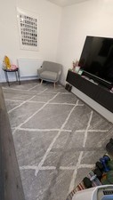 Large grey rug for sale  DIDCOT