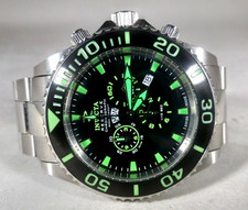 Usado, Invicta 47mm relógio masculino reserva Grand Diver preto verde lume 6.5 pulso 1021 comprar usado Usado, Invicta 47mm relógio masculino reserva Grand Diver preto verde lume 6.5 pulso 1021 comprar usado  Enviando para Brazil