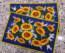 Vtg placemats sunflowers for sale  Lawrence