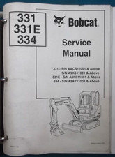 Usado, BOBCAT 331 331E 334 ESCAVADEIRA OFICINA DE REPARO MANUAL comprar usado  Enviando para Brazil