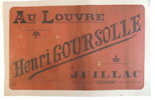 Carton publicitaire louvre d'occasion  Orleans-