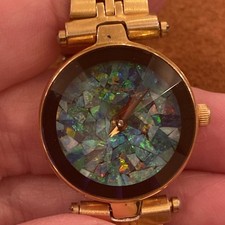 Relógio feminino Pierre Cardin face opala mosaico, cristal pirâmide  comprar usado  Enviando para Brazil