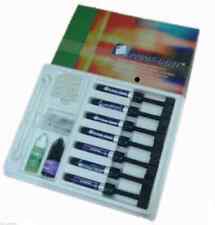 Kit de 7 seringas composto de resina dental híbrida Prime-Dent Light Cure #001-010, usado comprar usado  Enviando para Brazil