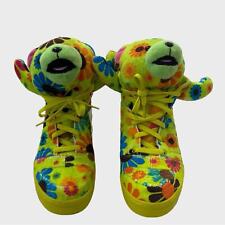 Tênis Adidas x Jeremy Scott Mal Usado Flower Power JS Bear Masculino EUA Tamanho 9 comprar usado  Enviando para Brazil