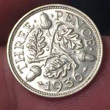 Inghilterra three pence usato  San Martino Buon Albergo