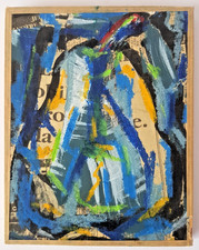 Tableau peinture collage d'occasion  Morestel