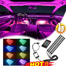 Faixa interna de LED para carro USB 5-12V 36 luzes kit de luz multicolorida controle de voz - comprar usado  Enviando para Brazil