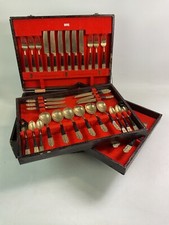 Vintage cutlery canteen for sale  HEREFORD