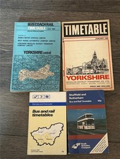 Yorkshire bus timetable for sale  WATFORD