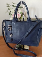 Radley navy pebbled for sale  NEATH