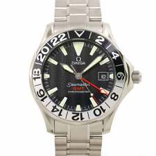 Relógio masculino OMEGA Seamaster 300 GMT 2234 50 data automática mostrador preto 90266461, usado comprar usado  Enviando para Brazil