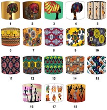 Ethnic african lampshades for sale  BOLTON