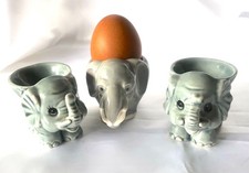 Elefanten eierbecher 3er gebraucht kaufen  Bremen