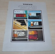 1979 Volvo Model Range 66 343 240 245 260 265 Broszura Broszura FR na sprzedaż  PL