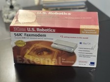 Modem de fax antigo 3COM US Robotics 56K v90 para MAC OS modelo 5689 novo na caixa, usado comprar usado  Enviando para Brazil