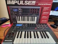 Usado, Controlador de teclado Novation Impulse 25 USB MIDI. Baixo uso. Com caixa original comprar usado  Enviando para Brazil