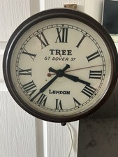 Vintage factory clock for sale  WORTHING