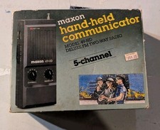 Antigo Maxon comunicadores portáteis 49-HD portátil 5 canais FM 2 vias rádio comprar usado  Enviando para Brazil