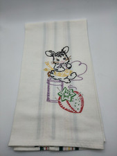 Carretel de linha de costura vintage bordado à mão toalha de chá mouse morango comprar usado  Enviando para Brazil